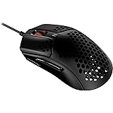 HyperX Pulsefire Haste – Souris de jeu – Ultralégère, 59 g, Coque en nid d'abeille, Design Hex, Cordon HyperFlex, jusqu'à 16