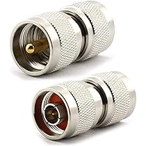 2 X Adattatore Coassiale BNC UHF Connettore PL 259 Adattatore - Foto 2