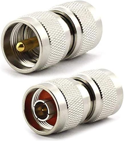 4x RF Adapter Set – N-Stecker Auf UHF (PL-259/SO-239) Für Antenne, Funk & Co.