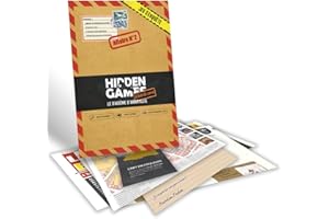 Hidden Games Scène du Crime - Le diadème d'Amaryllis - Française - Jeu de scène de Crime réaliste, Jeu de détective passionnant, Jeu d'Escape Room