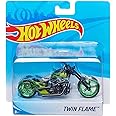 Hot Wheels Street Power Green Twin Flame Motorcycle - Kids