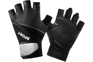 LEEPAT Weight Lifting Gloves For Men And Women, Gym Gloves For Crossfit.Breathable,Non-Slip Silicon Padded Palm Protection Workout Gloves For Exercise Weightlifting, Training, Fitness, Cycling