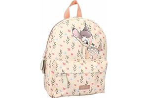 mybagstory - Sac à dos - Bambi - Beige - Disney - Enfant - Ecole - Crèche - Maternelle - Garderie - Cartable fille - Taille 31 cm - Bretelles réglables - Idée Cadeau