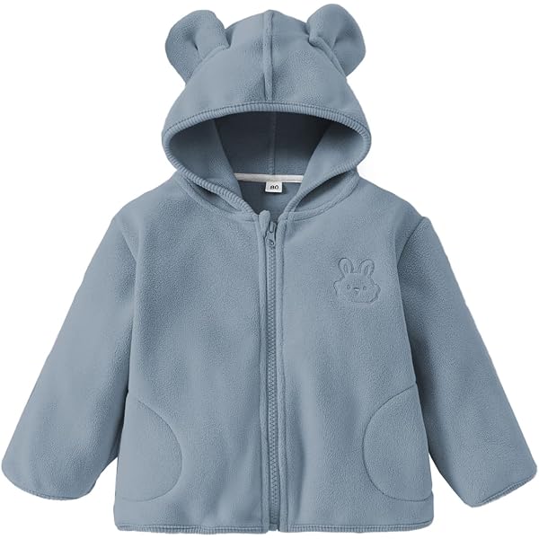 Veste Enfant Dinosaure/lapin Avec Capuche à Oreilles - Nylon, Pour 1-5 Ans, 10-15°C
