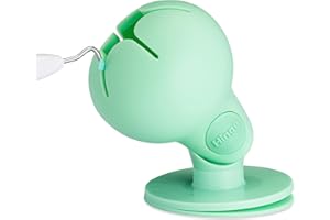 tweexy Hinge Vinyl Weeding Scrap Collector, Craft Heat Transfer Vinyl, HTV Crafting Adhesive Paper Sheets Holder (Cucumber)