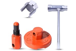 Atunee Strumento di smontaggio del volano della frizione del pistone con la fresa della motosega per motosega Husqvarna Rancher 340 345 346 350 351 353 445 450 455 460 Sostituire 502541601 502 54