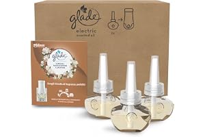 Glade Elektrisk luftfräschare med eteriska oljor, doft jasmin och balisandal, 3 påfyllningar