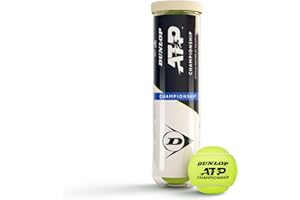DUNLOP Tennis Ball ATP Championship - for sand, hard court and turf (4 balls)