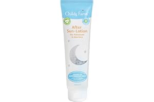 ‎CHILDS FARM Childs Farm After Sun-Lotion für Kinder und Babys mit Bio-Kokosnuss Duft, 100ml | Beruhigend und feuchtigkeitsspendend |Für trockene, empfindliche oder auch zu Ekzemen neigende Haut geeignet
