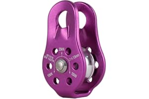 Tread star Seilrolle Umlenkrolle Hochleistungs-Seilrolle Aus Aluminiumlegierung Für Das 12-mm Einseil-Riemenscheibenblock für 12-mm