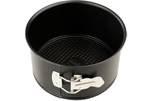 Zenker 7520 Moule à panettone, moule rond, moule pour gâteau panettone, moule à charnière, moule gateau 18 cm rond, Acier inoxydable, Noir, 18 x 18 x 10 cm