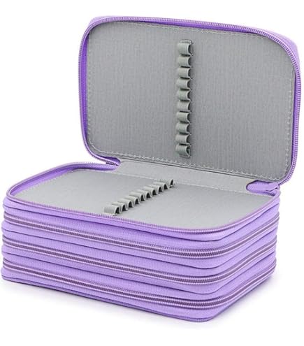 MLPKOI Federmäppchen Groß - Schlamperrolle Mit Mehreren Fächern Pink