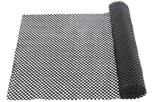 G4GADGET Multi-Use Non-Slip Mat: 120cm x 30cm - Keep Items Secure at Home, Office, Cars, and Caravans while Protecting Furniture (Black)