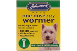 JOHNSON & JOHNSON Jvp Dog Easy Dose Wormer - Size 1 Small Breeds 3 Tablets