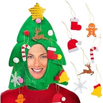 Santa Hat Holiday Theme Hat 