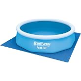 Bestway PE zemin brandası 335 x 335 cm, Mavi, kare