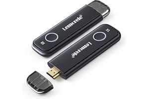 HDMI Wireless Transmitter and Receiver, Lemorele 165FT/50M HDMI Funkübertragung Supports 8 TXs to 1 RX, 5G HDMI Drahtlos übertragen for Streaming Neflix/TikTok/YouTube von Laptop, PC zu HDTV/Projektor