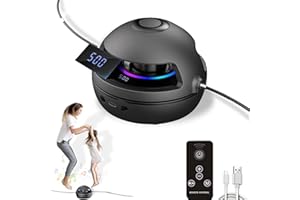 ‎EPROICKS Elektronische Springseil, Smart Jump Rope Machine mit Fernbedienung, Bluetooth Springseilmaschine, Einstellbares Multiplayer-Springseil mit LED-Anzeigezähler, 1-10 Geschwindigkeitsstufe