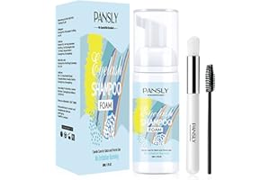 Bestauty szampon do rzęs, 50 ml + pędzel + szczotka do przedłużania rzęs, środek do usuwania makijażu, do salonu i użytku domowego
