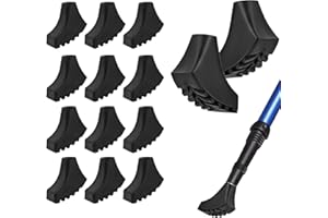 Muyohix Gommini per Bastoncini Nordic Walking, 12 Pezzi Tappi Bastoncini Trekking, Gommini Bastoncini Trekking, Tappi Gomma per Bastoncini Trekking per Passeggio Escursioni