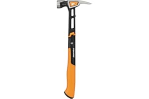Fiskars Martello per Uso Generale, Acciaio/Plastica, Arancione/Nero, XL