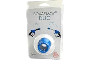 BOXAFLOW Duo Adaptateur Compatible Pistolet Adblue Nouvelle Version 2025. avec ce détrompeur remplissez Vos bidons d'additif Diesel. Cet Embout Permet de remplir Voitures, camions, engins.