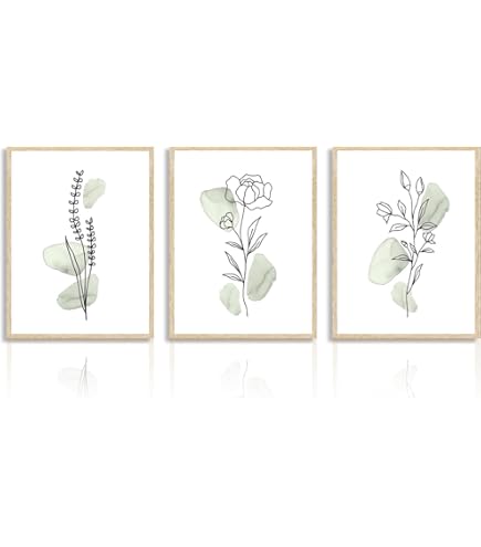 Poster Succession En Toile 40x60 Cm – Décoration Murale Style Moderne Pour Salon Et Chambre