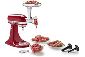 KITCHENAID Jheppbay KSMMGA Accessoire pour hachoir alimentaire en métal, 11 kg, argenté