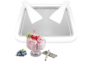 BOCGUY Eisplatte zum eis machen, Ice Rolls Maschine, Ice Cream Rolls Maker, Eisplatte Eis Rolls, Ice Cream Rolls Machine für Zuhause