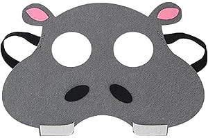 Jtnohx Feltro Maschere Animali, 10 Pz Maschera Halloween, Costume Animale per Compleanno Party Forniture