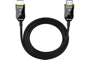 FIBBR 8K HDMI 2.1 Fiberkabel, 48Gbps Ultra Höghastighet HDMI-kabel/AOC Aktiv Kabel, 8K@60Hz 4K@120Hz 144Hz eARC HDCP 2.2 och