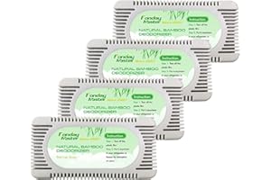 ‎FONDAY Fonday 4 Packs Refrigerator Deodorizer Odor Eliminator for Fridge Freezer Cooler & Lunch Boxes More Effective Than Baking Soda