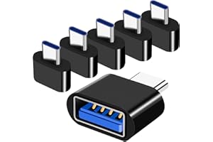 YRIKE USB C auf USB Adapter（6 Stück）, USB C OTG Adapter, USB C Stecker zu USB A Buchse Adapter, kompatibel mit Tablets, MacBook Pro, Samsung Galaxy und Anderen C-Typ Telefonen
