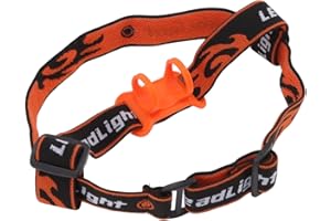 JEANOKO Headlamp Replacement Strap, High Elasticity Telescopic Buckle Design Headlamp Elastic Strap Comfortable Wearing Hands Nylon for Camping