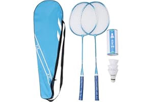 UPALDHOU Badminton Rackets Set,Badminton Rackets with 3 Shuttlecocks Carrying Bag for Outdoor Backyard Games