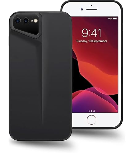 COBERTA Back Cover for Apple iPhone 8 Plus Back Cover Case - Black