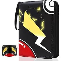 Raccoglitore Carte Magic,Album Porta Carte,Nero,50 Pagine 900 Raccoglitore di Carte,Design Con Zip,Album per Carte Portatili Per Per la raccolta di giochi, regali e carte sportive ﻿ (A-Nero