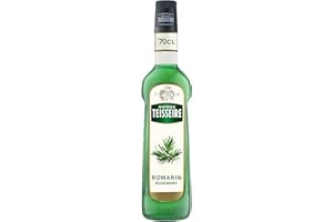 Sirop de Romarin Mathieu Teisseire, pour boissons, cocktails avec ou sans alcool, boissons gazeuses, thés, bouteille de 70cl
