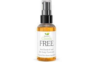 ISABELLA'S CLEARLY Isabella’s Clearly FREE, Best Natural Anti Dandruff Oil, Itch Relief for Dry Itchy Flaking Scalp with Jojoba, Cedarwood, Manuka, Tea Tree Oils.