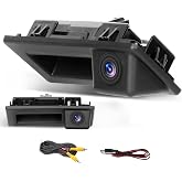Inefala Wide Angle 170&deg; Reverse Camera for VW Audi Skoda, Reverse Camera for Car Radio with Night Vision Waterproof IP67