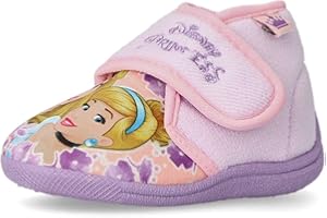 CERDÁ LIFE'S LITTLE MOMENTS, Zapatillas Casa Princesas Bella y Cenicienta-Licencia Oficial Disney Niñas