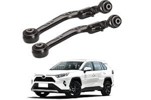 JAVOUKA Adjustable Rear Alignment Control Arms, Camber Arms Kit Fit for Toyota RAV4 2006-2018, for Lexus NX200t NX300h NX300 2015-2021# 48790-42020, 48770-42040 (set of 2）