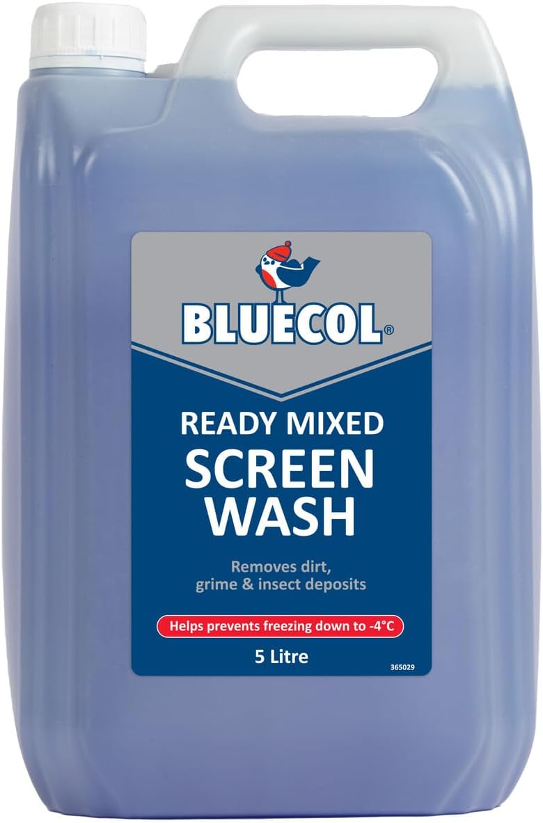 Bluecol All Season's Screenwash 5L - Removes Dirt, Grime, Prevents Freezing