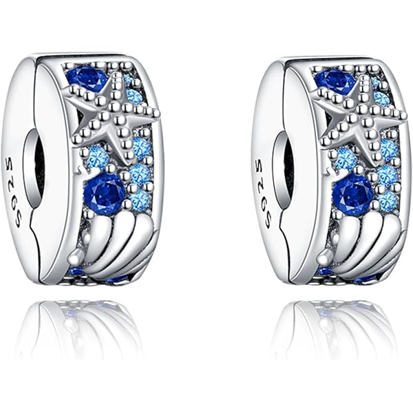 Ancora su clip PICCOLO charm in argento sterling .925 x 1 Charms con ancore