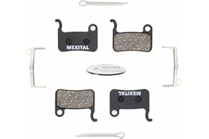 MEXITAL 2 Pares Pastillas Freno Disco para Shimano LX M585 Deore M505 M535 M545 M595 M596 Hone M601 SLX M665 XT M765 M775 M776 Saint M800 XTR M965 M966 M975 BR-R505 S501 S500 T665 T605