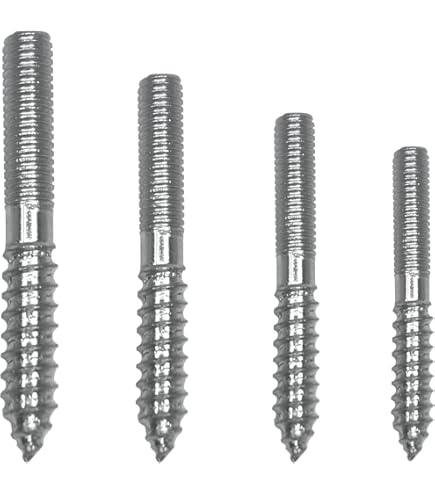 100 X 5mm X 25mm Double-Ended Dowel Furniture Screws