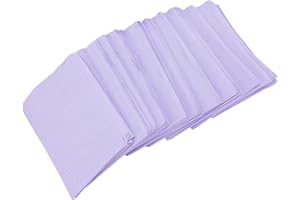 bizofft Dental Bib Mat, Dental Bib 125pcs Kleidungsschutz für Tätowierer für Zuhause(Violett)