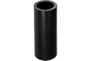 QUARKZMAN 1 styck 32 mm 1,26 tum ID 100 mm 3,94 tum längd 0 grader svart bilsilikonslang kylmedelsslang universell