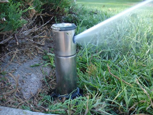 Rain Bird 5004 plus PL-PC-SS-SAM PRS-3.0 EDELSTAHL Versenkregner / Gebtrieberegner mit „Flow-Shut-Off“ Funktion – PROFESSIONELLE GARTENBEWÄSSERUNG - 5