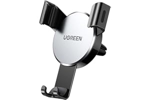 ‎UGREEN UGREEN Uchwyt na Telefon Samochodowy na Odpowietrznik Kompatybilny z iPhone Galaxy Huawei Xiaomi (Srebrny)